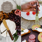 7 Piece Charcuterie Board Set | Brown