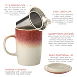 Cloud Tea Infuser Mug | 16oz