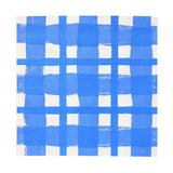 Blue & White Check Napkins | 20 Pack