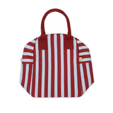 Awning Stripe Chili Pepper | Zipper Lunch Bag