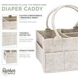 Sage Green Diaper Caddy