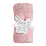 Rag Doll Bunny Muslin Swaddle Blanket