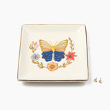Butterfly Jewelry Dish + Stud Earring Set