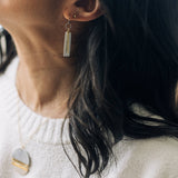 Archways Aluminum, Brass + Stainless Steel Earrings