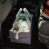 White Diaper Caddy