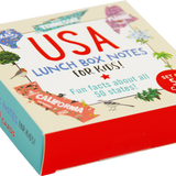 USA Lunch Box Notes | Set of 50