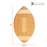 Football Shaped Cutting + Charcuterie Board