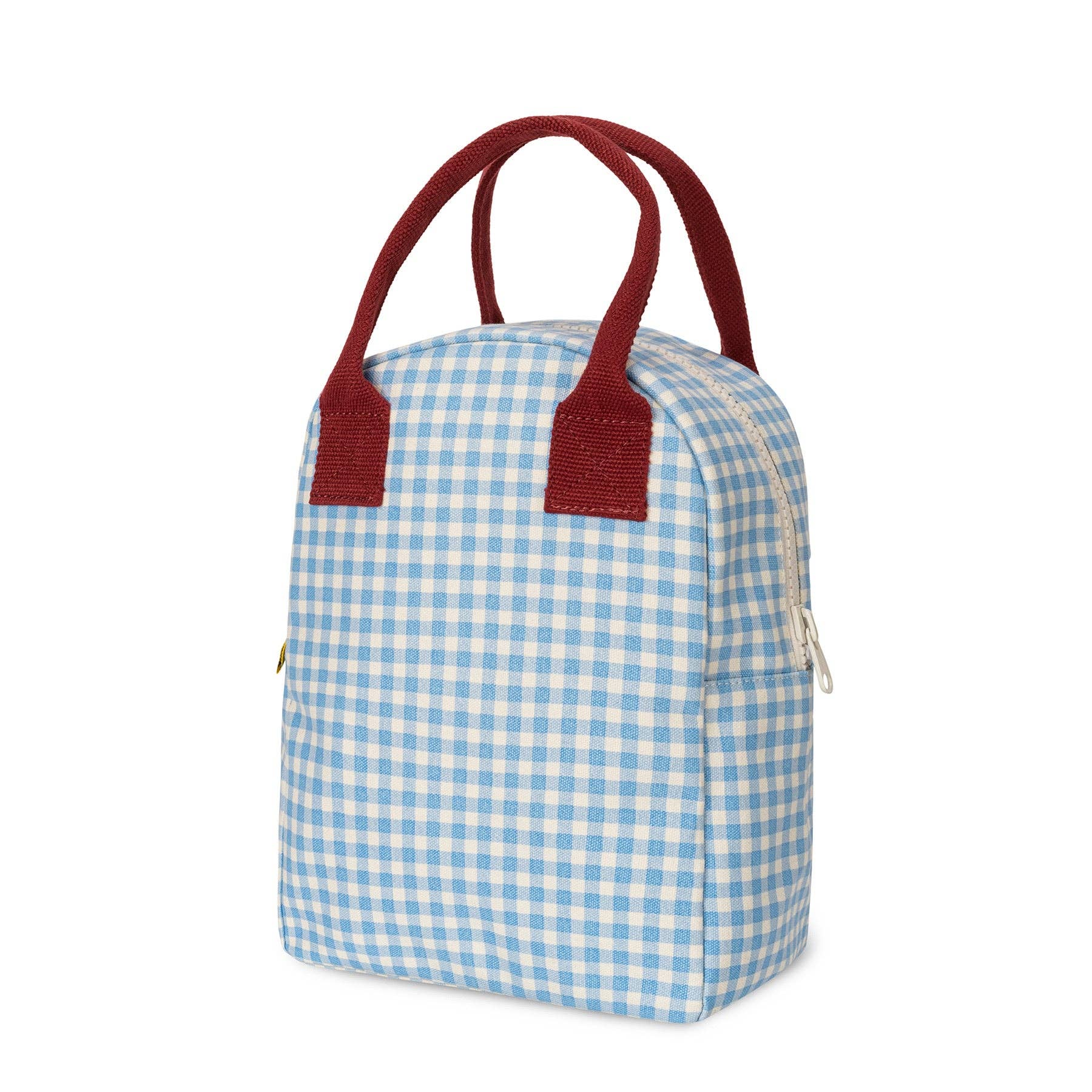 Gingham Sky | Zipper Lunch Bag