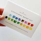Watercolor Paint Set | 18 Colors with Brush