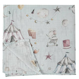 Circus Muslin Swaddle Blanket