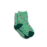 Kids Socks that Support Youth Sports | Green Soccer Balls