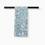 Fall Mushrooms And Leaves Tea Towel