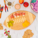 Football Shaped Cutting + Charcuterie Board