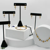 Renewed Radiance Gemstone + Brass Necklace