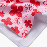 Dogwood Hearts Tea Towel