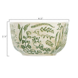 Hand-Stamped Bowl with Embossed Pattern