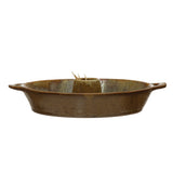 Stoneware Dish with Toothpick Holder