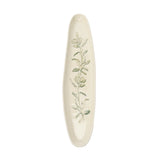Oval Debossed Stoneware Tray w/ Botanical