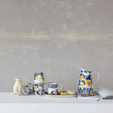 Hand-Painted Stoneware Pitcher | 1-1/2 Quart