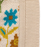Floral Cotton Knit Baby Blanket