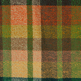 Plaid Woven Cotton Throw with Fringe