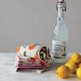 Cotton Knit Dish Cloth with Fruit Pattern | 4 Styles