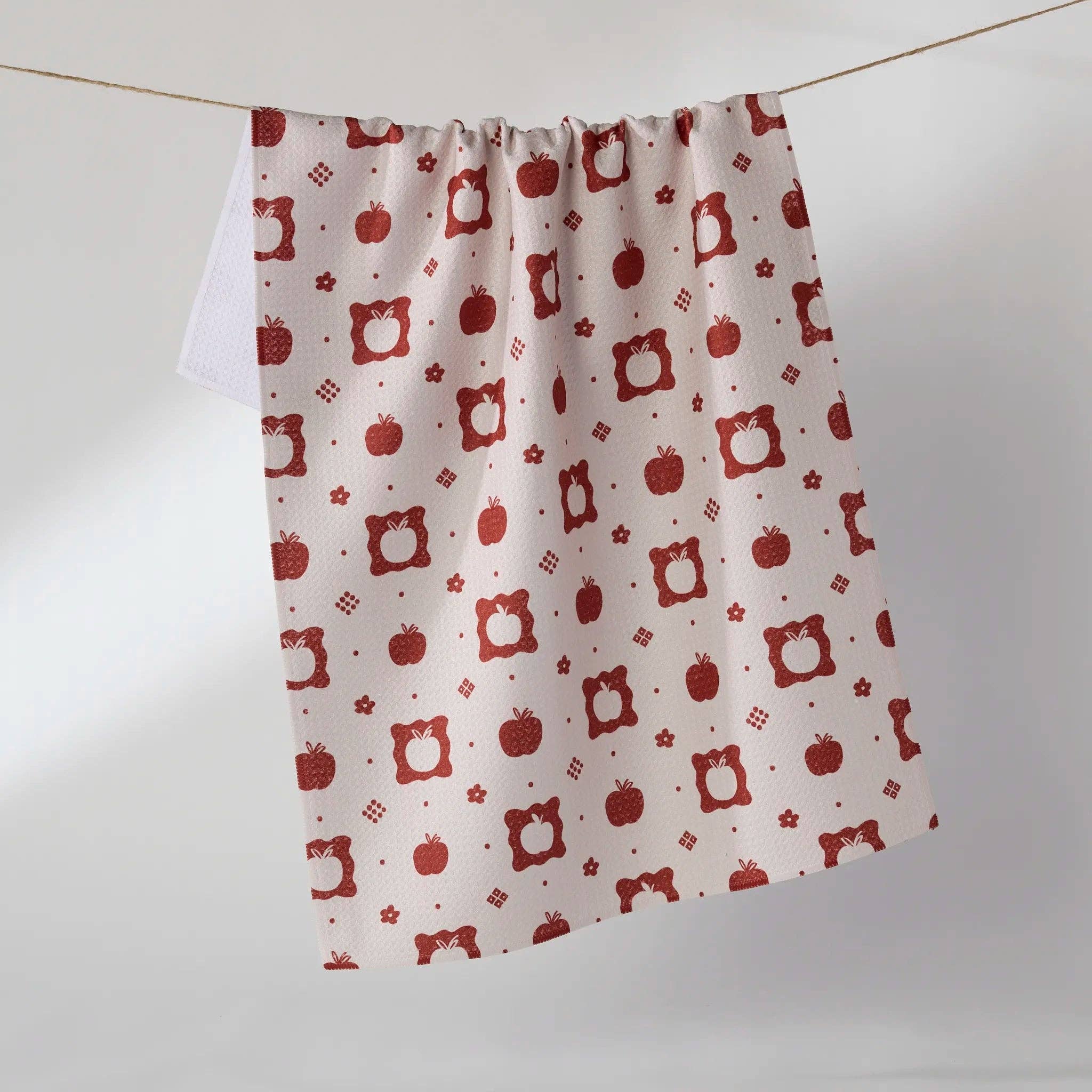 Cider Mill Tea Towel | Clay Red