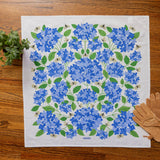 Blue Hydrangeas Tea Towel