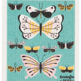 Butterflies Swedish Dishcloth