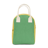 Two Tone Green + Yellow | Zipper Lunch Bag