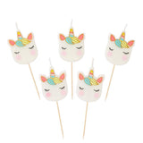 Unicorn Birthday Candles | 5 Pack