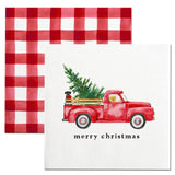 Truck Merry Christmas | Holiday Cocktail Napkins | 20ct