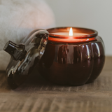 Hello Fall Soy Candle | 20oz Pumpkin Jar