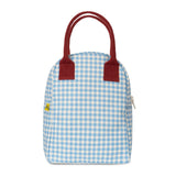 Gingham Sky | Zipper Lunch Bag