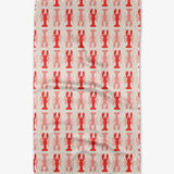 Lobster Stripe Tea Towel
