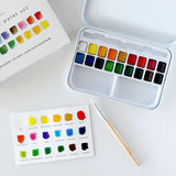 Watercolor Paint Set | 18 Colors with Brush
