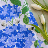 Blue Hydrangeas Tea Towel