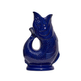 Cobalt Blue Gluggle Jug