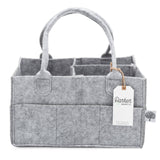 Gray Diaper Caddy