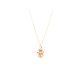 Gingerbread Girl Enamel Charm Necklace