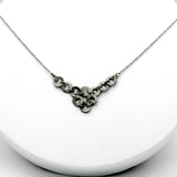 Still Standing Repurposed Zinc + Steel Necklace