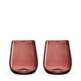 Rosado Recycled Glass Stemless Wine Glasses | Set of 2