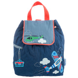Transportation Quilted Backpack