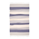 Grey/Navy Turkish Towel