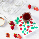 Strawberries Swedish Dishcloth