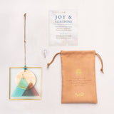 Sunset Mountains Stained Glass Light Catcher