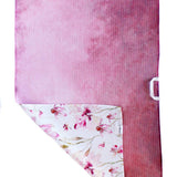 Blush Watercolor Cone Flowers | Two Sided Waffle Weave Microfiber Towels