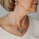 Still Standing Repurposed Zinc + Steel Necklace
