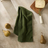 Matcha Truffle Geometry Hand Towel