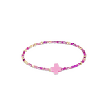 enewton | egirl | Hope Unwritten Signature Cross Bracelet | Back to the Fuchsia